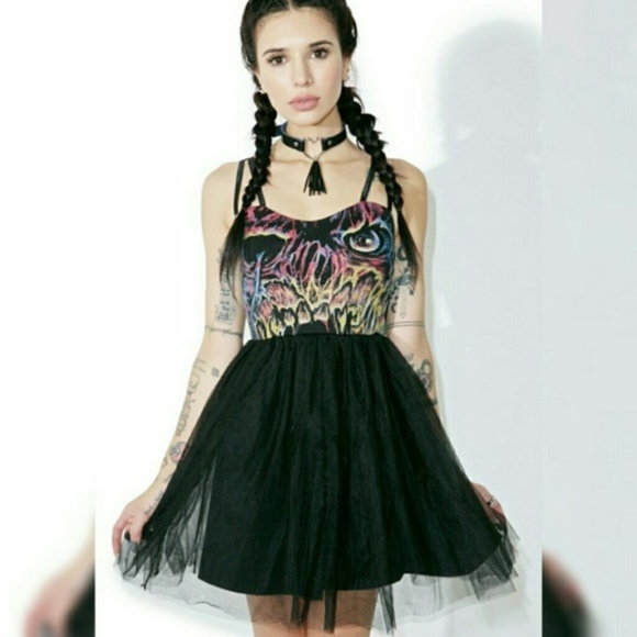 Iron Fist Dresses & Skirts - Iron Fist Carl Tulle Black Party Dress